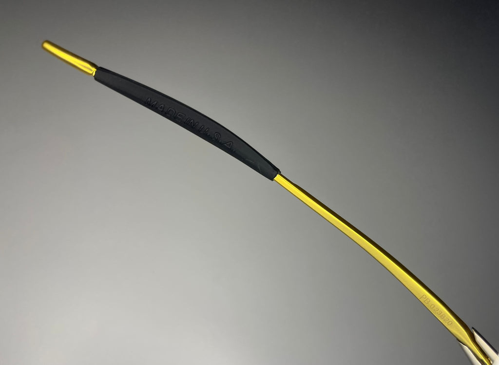 Axiom - Silver and Gold Frame-Gray Lenses- Polarized