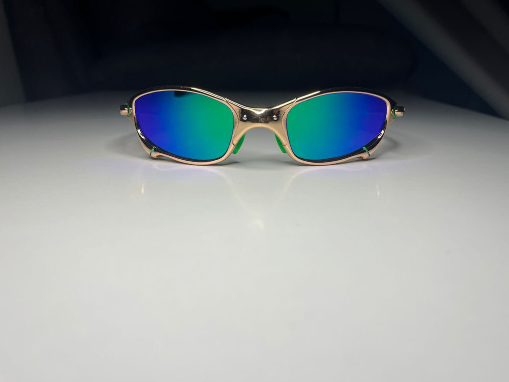 Resolute- Copper Frame- Blue/Green Lenses- Polarized