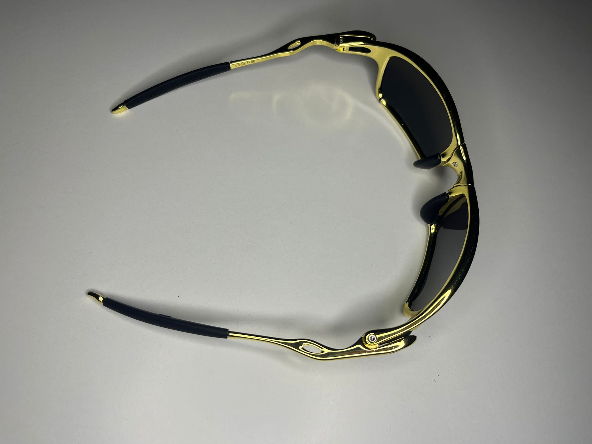 Navigator- 24K Gold Frames- Metallic Blue Lenses Polarized