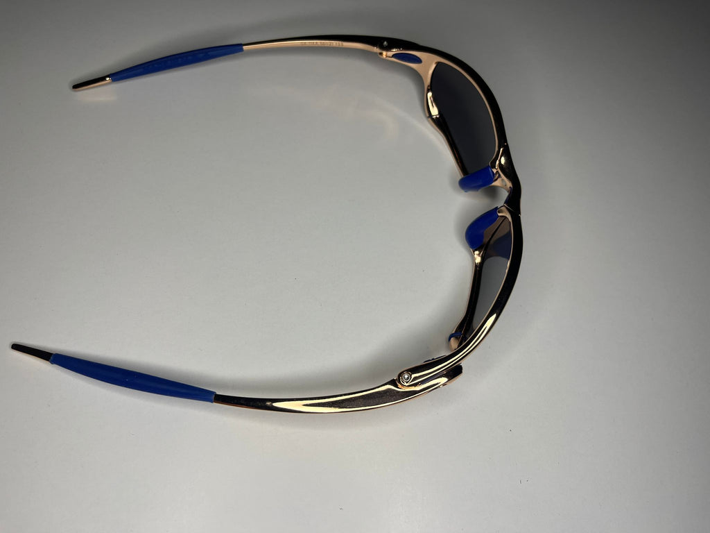 Resolute- Copper Frame - Blue Lenses- Polarized