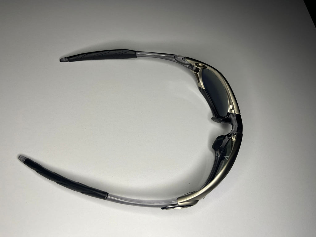 Vortex- Polished Black Matte Plasma Frames- Metallic Blue Green Lenses- Polarized