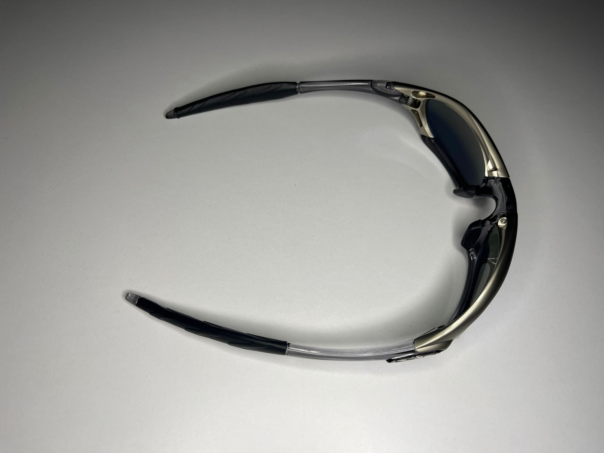 Vortex- Polished Black Matte Plasma Frames- Metallic Blue Azure Lenses- Polarized