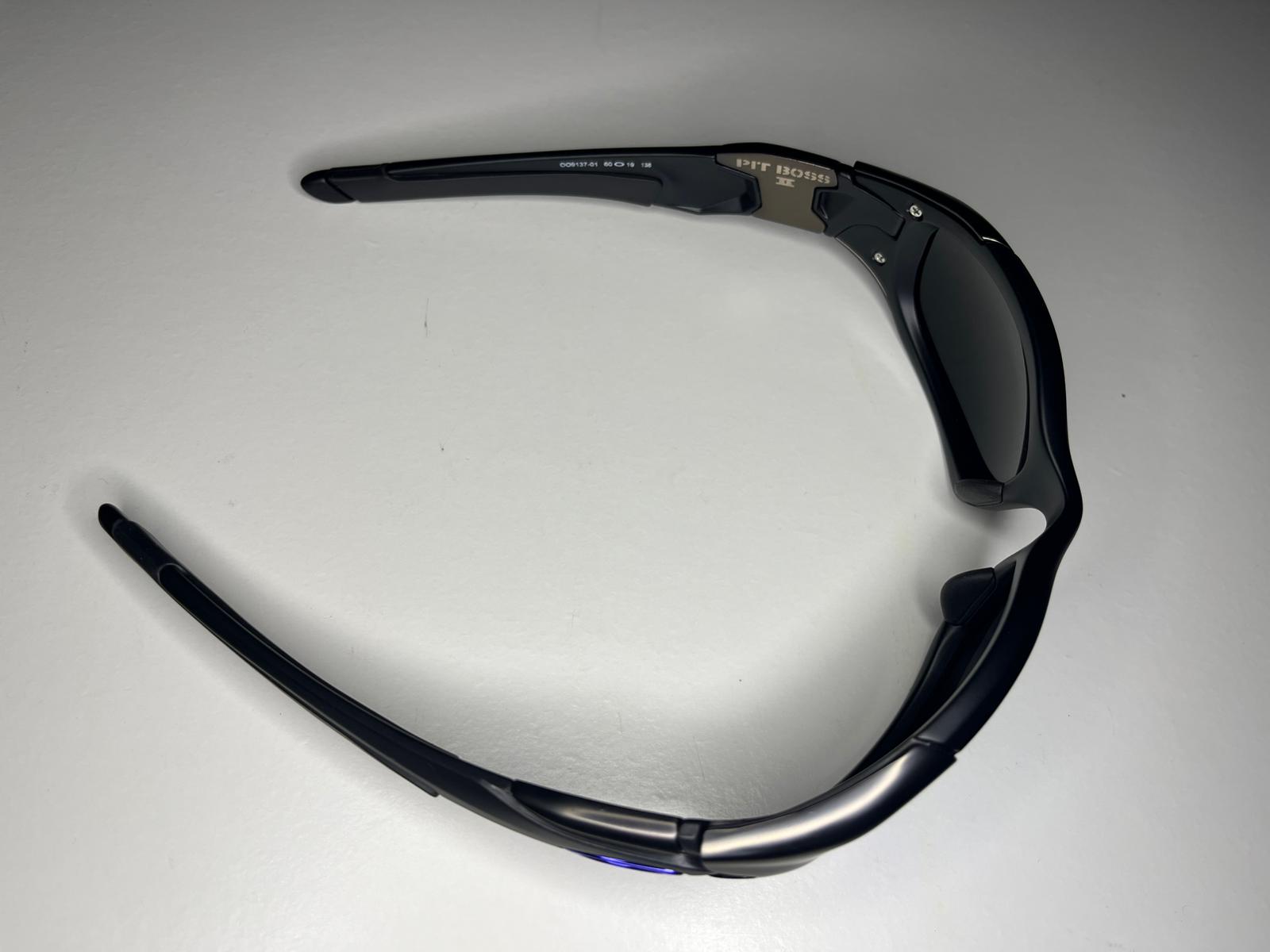 K9- Matte Black Gunmetal Frames- Azure Lite Blue Lenses-Polarized