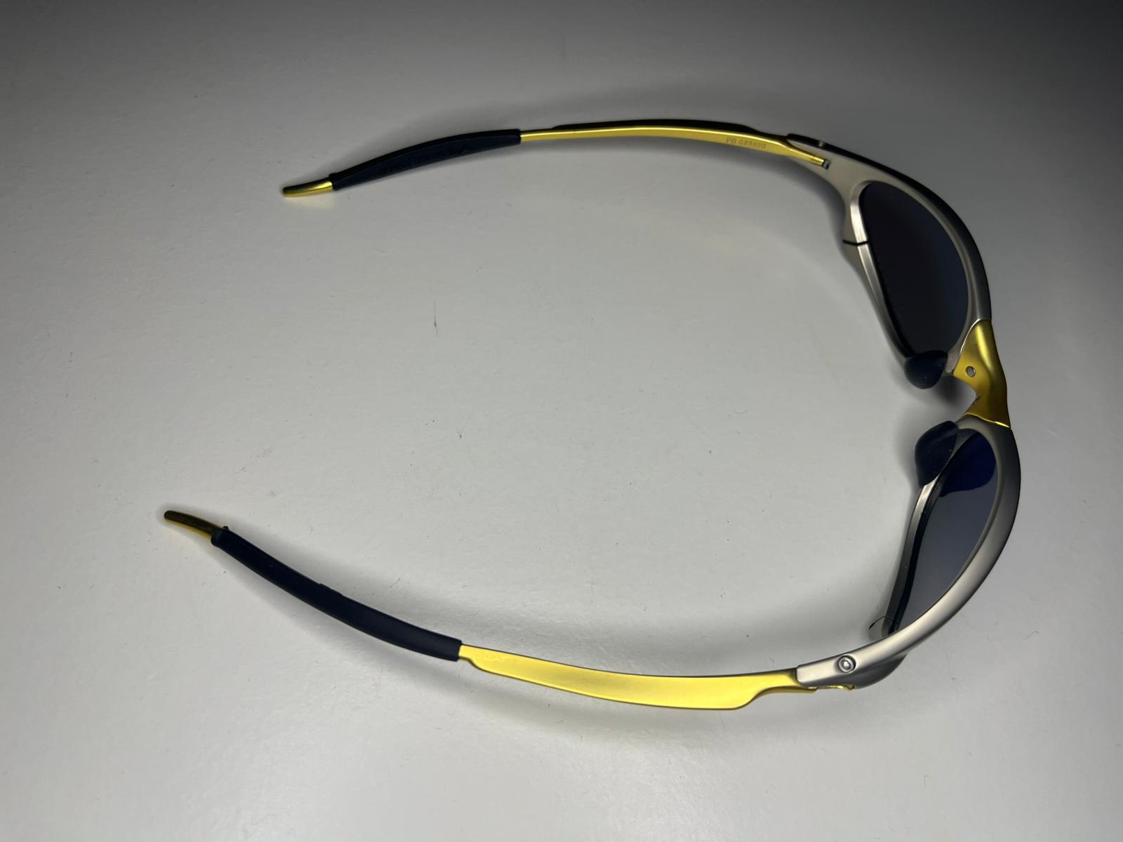 Resolute- Matte Black and 24K Gold Frames- Metallic Purple Lenses- Polarized