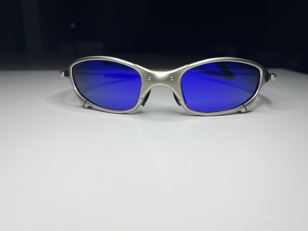 Resolute- Polished Plasma Frames- Metallicf Blue Lenses- Polarized