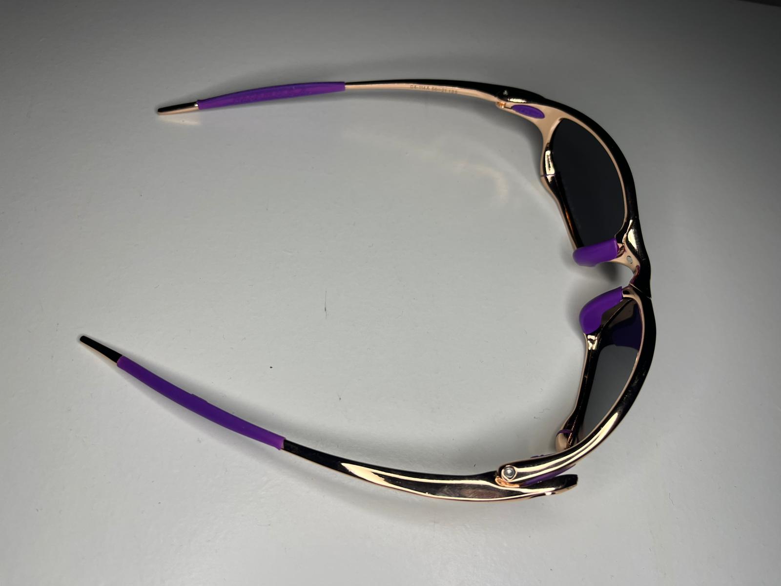 Resolute- Metallic Bronze Frames- Purple Rubbers- Metallic Purple Frames